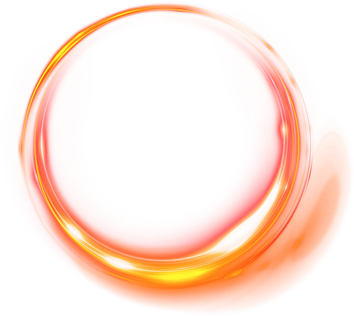 Bright Glowing Light Circle